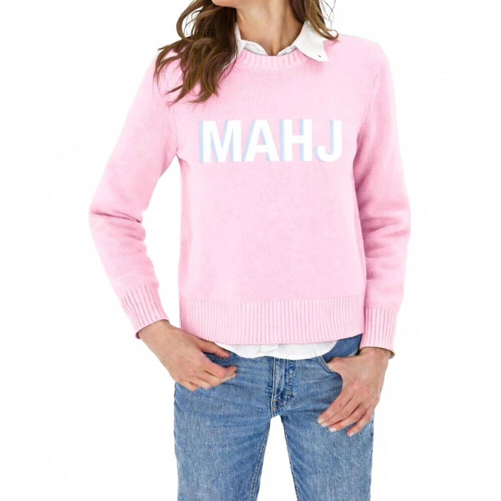 NEW DUFFIELD LANE mahj sweater in pink